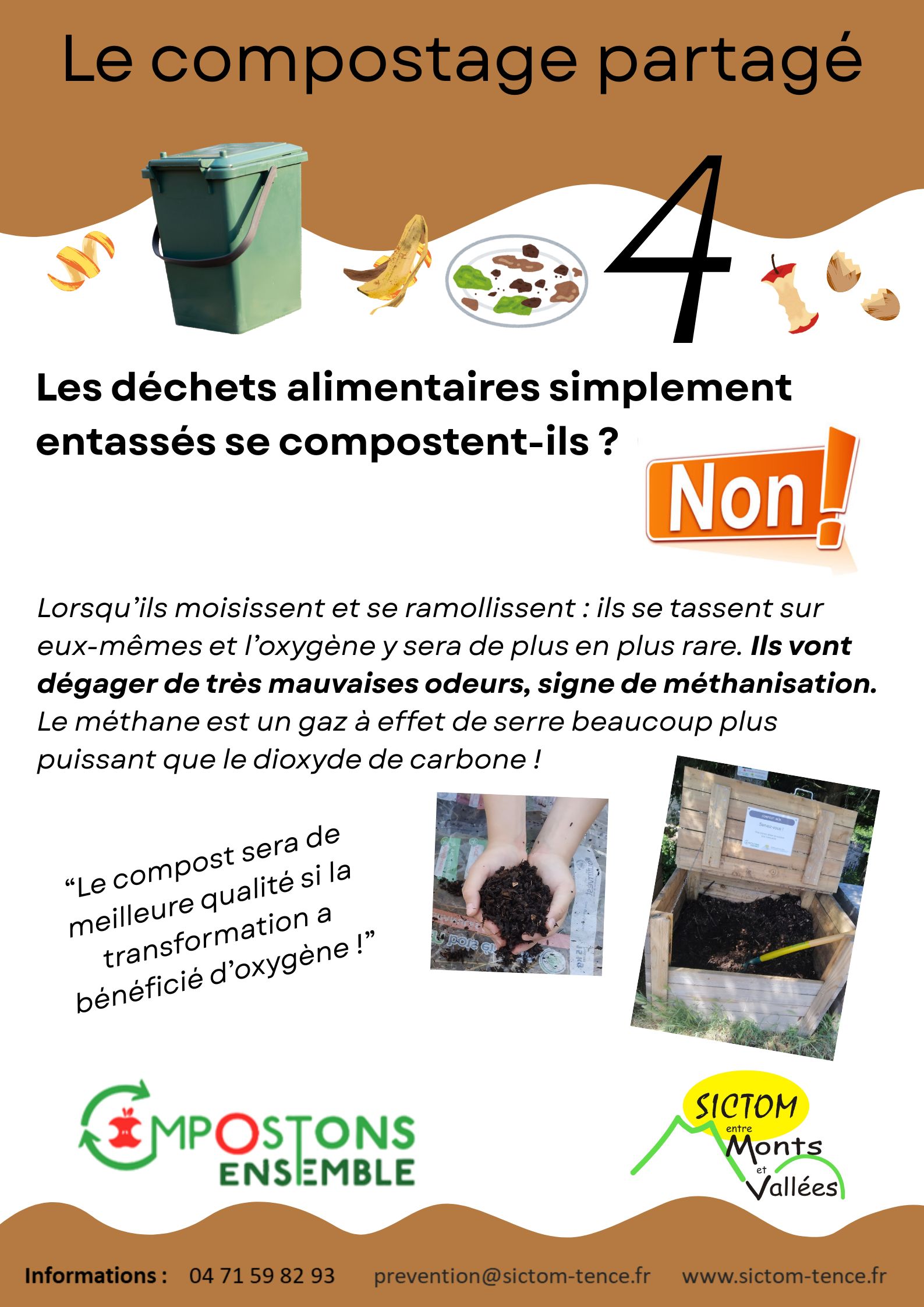 4 déchets alimentaires entassés