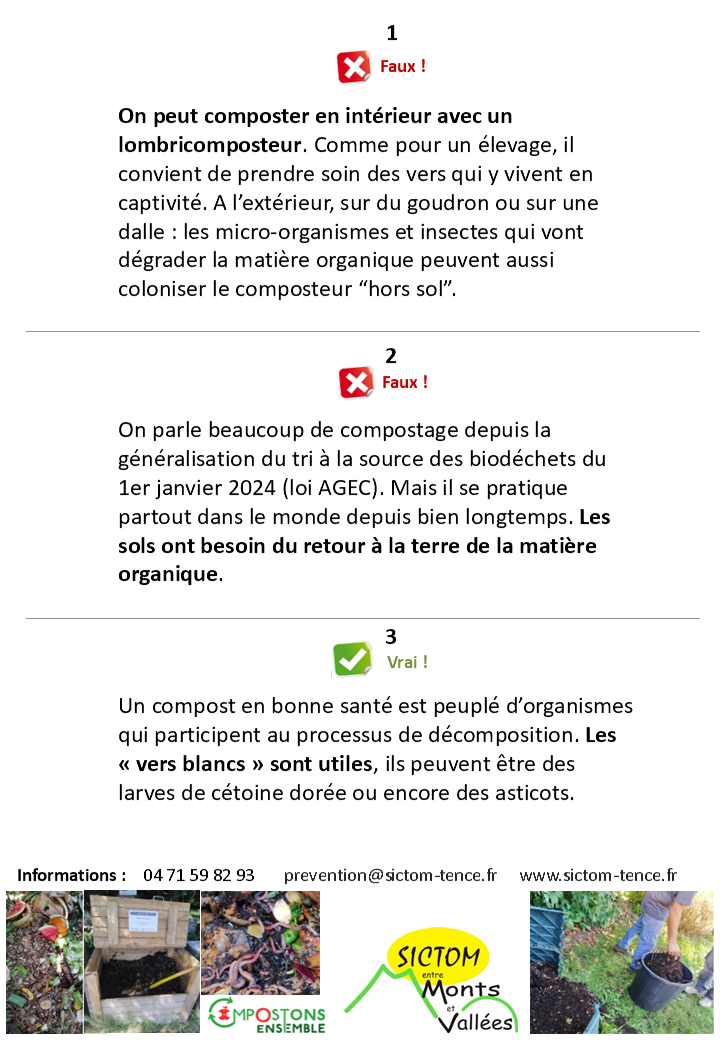 Compost Vrai Faux Les idées reçues 6