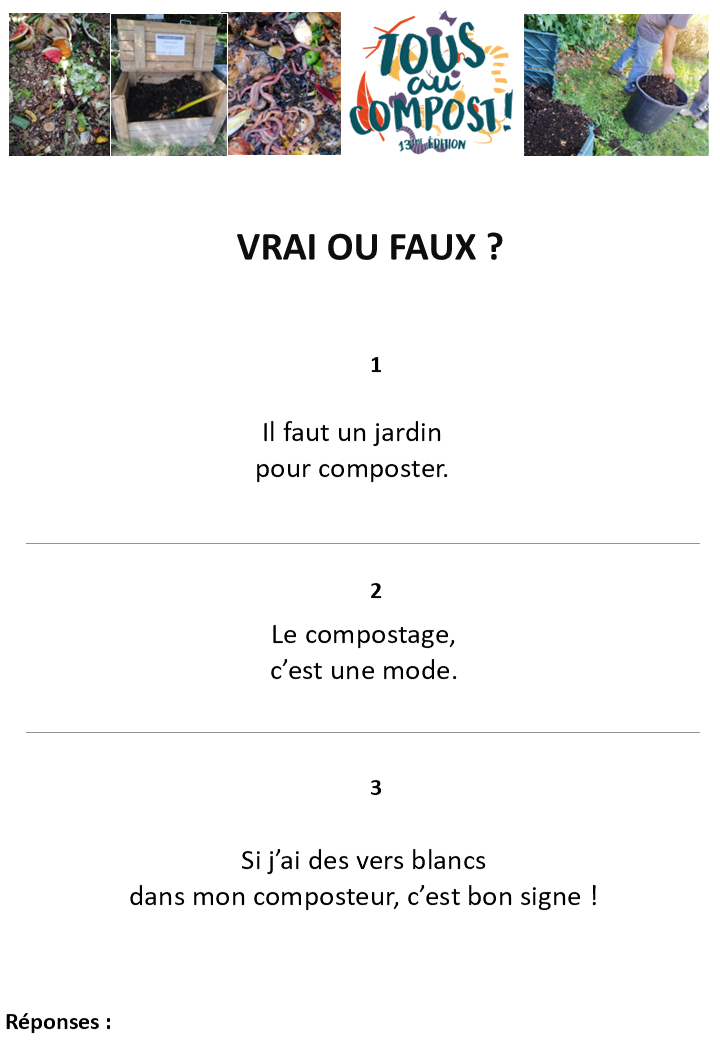 Compost Vrai Faux Les idées reçues 5